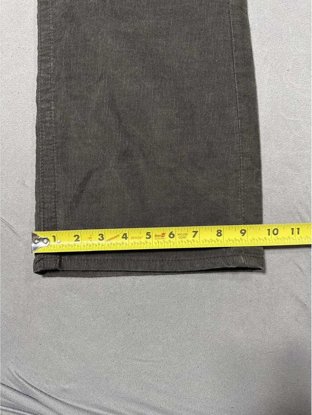 True Religion Pants Mens 38 Ricky Corduroy Straight Grey Y2K